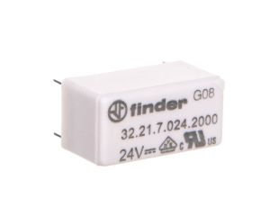 Przekaźnik miniaturowy 1P 6A 24V DC, styk AgCdO, zacisk PCB, wykonanie szczelne RTIII 32.21.7.024.2000