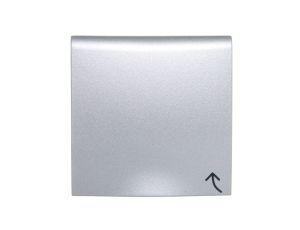 B.Kwadrat/B.7 Płytka czołowa gniazda z/u z pokrywą aluminium 3965898994