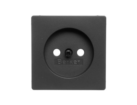 Q.1/Q.3/Q.7 Płytka czołowa gniazda b/u antracyt aksamit 3967036086