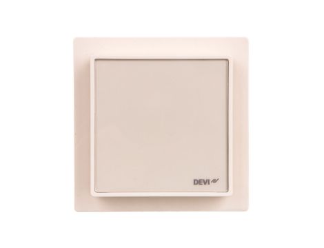 Termostat dotykowy DEVIreg Smart 240V 16A 5-45C IP21 kość słoniowa 140F1142