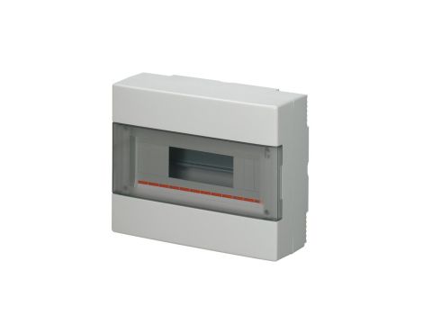 Rozdzielnica modułowa 1x12 natynkowa drzwi transp. seria 600 IP40 280x220x100 szara EC60012 /opak. 8/
