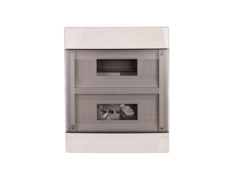 Rozdzielnica modułowa 2x12 natynkowa drzwi transp. seria 600 IP40 280x350x100 szara EC60024