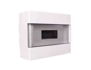 Rozdzielnica modułowa 1x12 natynkowa drzwi transp. seria 600 B IP40 280x220x100 biała EC60012B /opak. 8/
