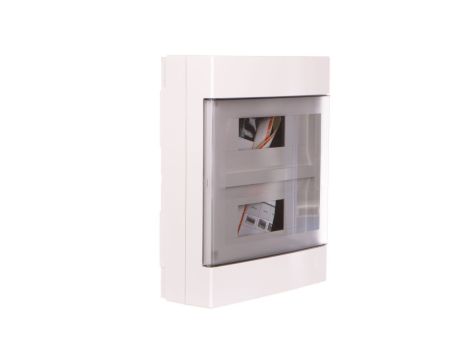Rozdzielnica modułowa 2x12 natynkowa drzwi transp. seria 600 B IP40 280x350x100 biała EC60024B