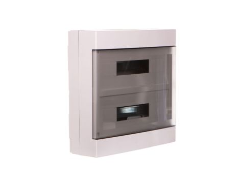 Rozdzielnica modułowa 2x18 natynkowa drzwi transp. seria 600 B IP40 400x400x130 biała EC60036B