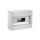Rozdzielnica modułowa 1x12 natynkowa bez drzwi seria 610 IP40 280x220x100 szara EC61012