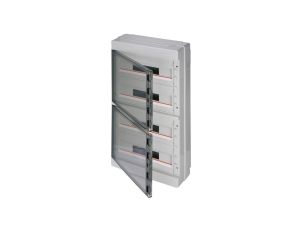 Rozdzielnica modułowa 4x18 natynkowa drzwi transp. seria 620 IP65 420x885x150 szara EC62072