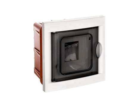 Rozdzielnica modułowa 1x4 podtynkowa drzwi transp. seria 630B IP40 154x160x80 biała EC63004B /opak. 20/