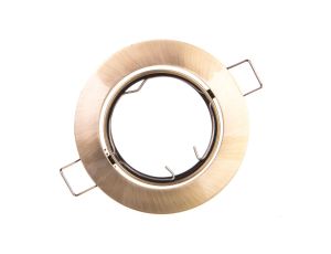 Sufitowa oprawa punktowa PORTO-K, IP20, okrągła, patyna, z regulacją kąta, TYP 5515