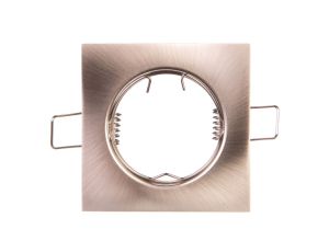 Oprawa punktowa PORTO, IP20, kwadrat, inox, TYP DS10