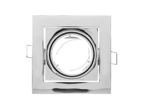 Sufitowa oprawa punktowa VILA uchylna, IP20, kwadrat, chrom