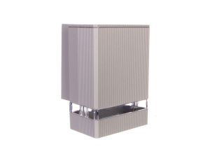 Oprawa ścienna jednokierunkowa NESSA GU10 max.50W IP54 AC220-240V szara LD-NESSAGU10J-80