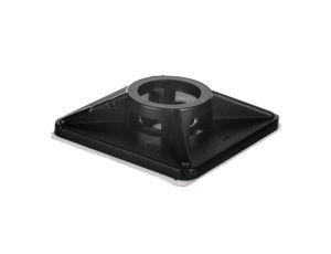 Podstawa przylepna 3,6mm 28x28mm klej czarna BMN0902E /100szt./