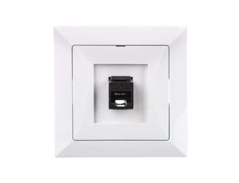 OPAL Gniazdo komputerowe RJ45 kat.6 krone LSA+ białe GTP - 12Op/6