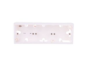 SISTENA LIFE Puszka natynkowa potrójna arctic 771098