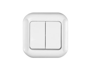 TOPAZ Łącznik świecznikowy biały WP-2T