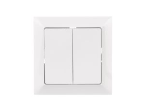 PREMIUM Łącznik schodowy podwójny biały WP-5/2 Pr