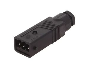 Złącze prostokątne ST wtyk męskie PIN: 3 cynowany IP54 16A STAS3NSW