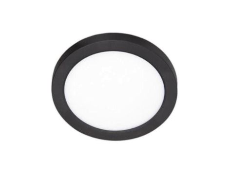 Plafon okrągły natynkowy / podtynkowy LED 2w1 12W 1350lm 4000K IP20 czarny XUDO