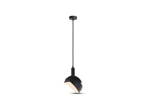 Lampa dekoracyjna wisząca aluminiowa czarna regulowany kąt 1,2m E14 max 60W IP20 V-TAC VT-7100