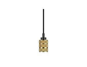 Lampa dekoracyjna wisząca złota 2 pierścienie 1m E27 max 60W IP20 V-TAC VT-7999