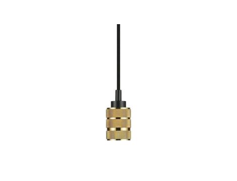 Lampa dekoracyjna wisząca złota 2 pierścienie 1m E27 max 60W IP20 V-TAC VT-7999