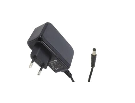 POS24100A Zasilacz adapter czarny 24W 24V 1A z wtykiem DC 2,1 x 5,5mm