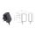 POS24100A-25 Wtyczkowy zasilacz impulsowy 24W 24V 1A z wtykiem DC - 2.5x5.5