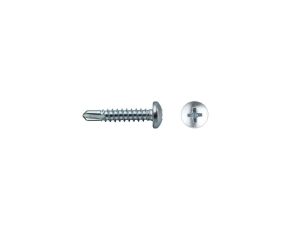 Wkręt samowiercący DIN 7504N z łbem walcowym PH o średnicy 4,2x13mm, ocynkowany na niebiesko /opak. = 500 szt./ (942137504N) CEL