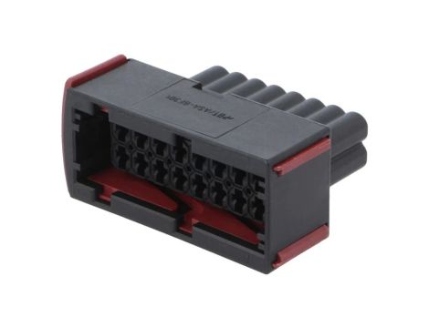 1-967242-1 Złącze automotive JPT żeńskie wtyk na przewód PIN: 16 czarny