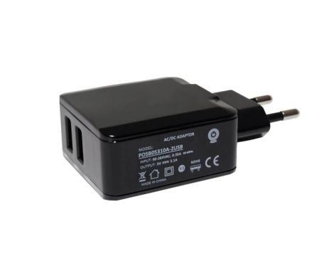 POSB05310A-2USB Zasilacz adapter 16.5W 5V 3.1A USB x2