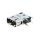 Gniazdo USB A na PCB THT PIN: 4 boczne, kątowe 90 292336-1
