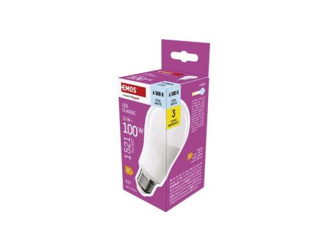 Żarówka LED Classic A60 E27 13W 1521lm 6500K zimna biel ZQ5E64