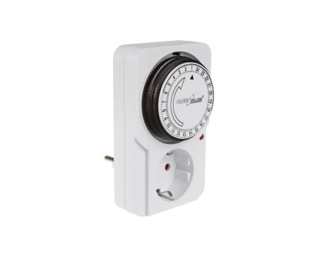 Włącznik czasowy - timer mechaniczny GreenBlue, 48 programów, max. obciążenie 16A, IP20, GB360 F