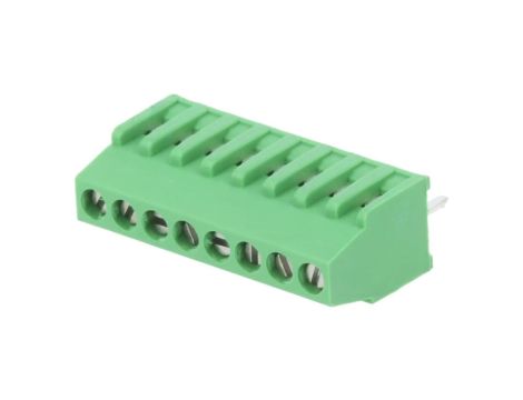 282834-8 Listwa zaciskowa do druku kątowe 90 2,54mm tory: 8 na PCB