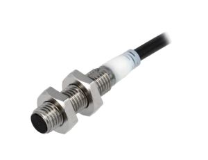 E2AS08KS02WPB1 Czujnik indukcyjny o zasięgu 02mm, konfiguracji wyjścia PNP / NO, napięciu zasilania 1224VDC, maksymalnym prądz