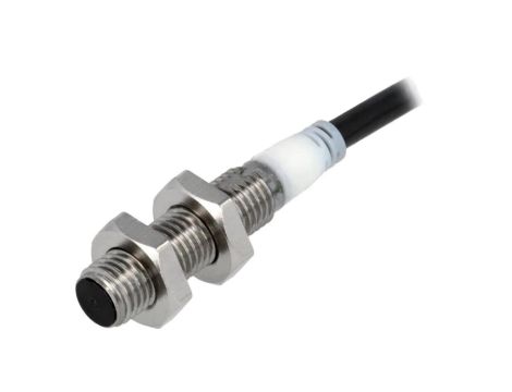 E2AS08KS02WPB1 Czujnik indukcyjny o zasięgu 02mm, konfiguracji wyjścia PNP / NO, napięciu zasilania 1224VDC, maksymalnym prądz