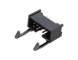 Gniazdo IDC męskie PIN: 10 proste zatrzaskiwany THT złocony 1761606-3