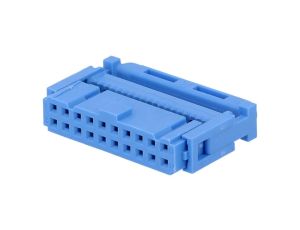 Wtyk IDC żeńskie PIN: 20, IDC na taśmę 1,27mm złocony 1658527-8