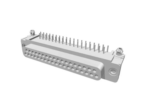 5747847-4 D-Sub PIN: 37 gniazdo żeńskie kątowe 90 THT UNC 4-40, 0,76um