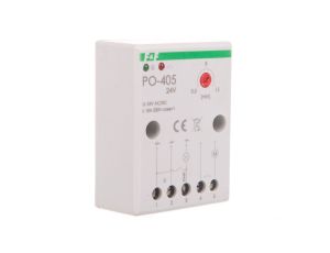 Przekaźnik czasowy 10A 1-15min 24V AC/DC z opóźnionym odpadaniem PO-405 24V AC/DC