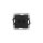 ICON Mechanizm gniazda podwójnego HDMI 2.1, 8K, bez pola opisowego czarny mat 12IHDMIBO-6