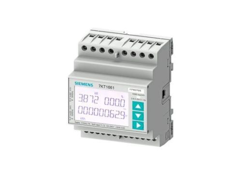Licznik SENTRON PAC1600 3Faz LCD 400V/230V POM. POŚREDNI X/5A TH35 MODBUS RTU/ASCII POM. CZYNN./BIERN./POZORN. ZAC. ŚRUB.7KT1661