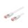 S/FTP6-CU-100WH Patch cord S/FTP 6 linka Cu LSZH biały 10m 28AWG