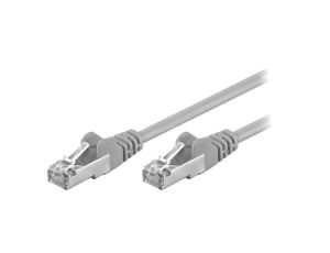 Patch cord F/UTP 5e linka CCA PVC szary 15m 26AWG 50197