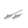 F/UTP5-CCA-150GY Patch cord F/UTP 5e linka CCA PVC szary 15m 26AWG