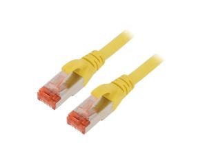 Patch cord S/FTP 6 linka Cu LSZH żółty 5m 27AWG DK-1644-050/Y