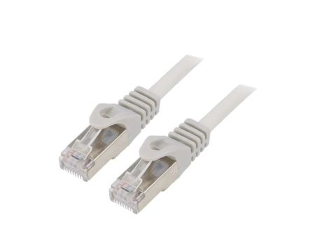 PP6-30M Patch cord F/UTP 6 linka CCA PVC szary 30m RJ45 wtyk 26AWG