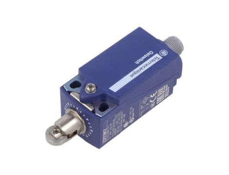 XCKP2102M12 Wyłącznik krańcowy, rolka metalowa Ø11.6mm, NO + NC, 10A, klasa szczelności IP67