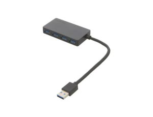 Hub USB, USB A gniazdo x4, USB A wtyk, USB 3.2, PnP, 5Gbps UA0396